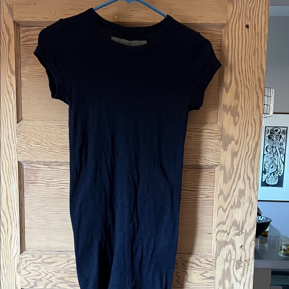 Enza Costa Black Short Sleeve Tee
